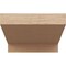 Ekena Millwork 6in. W x 4in. H x 20in. L Clemmons Woodgrain TimberThane Rafter Tail, Primed Tan RFTUR06X04X20CLERCPR - alternate 2